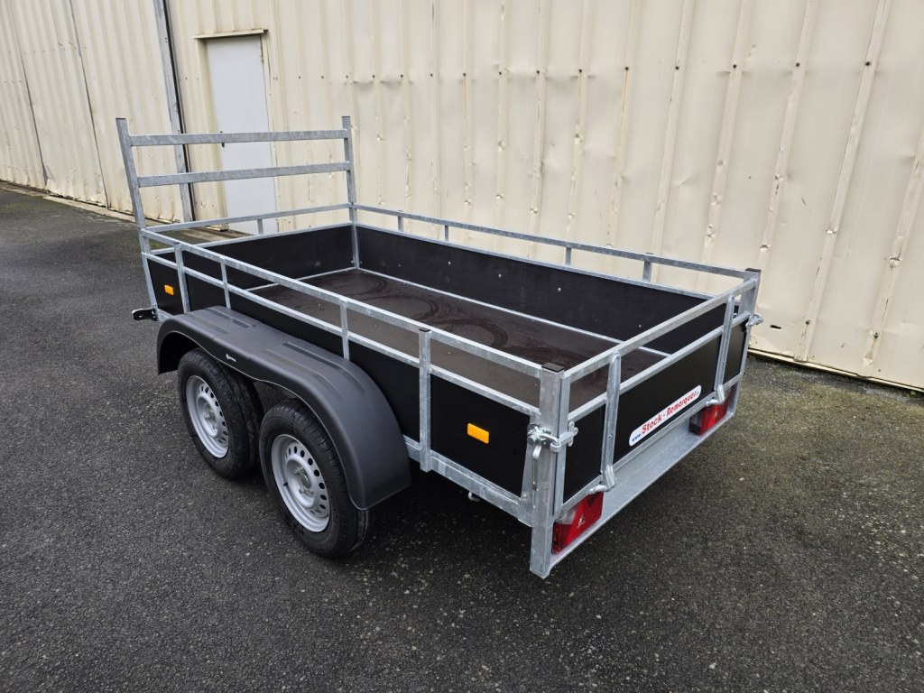 Remorque bois 2m57x1m31 2 essieux 750kg (photo)