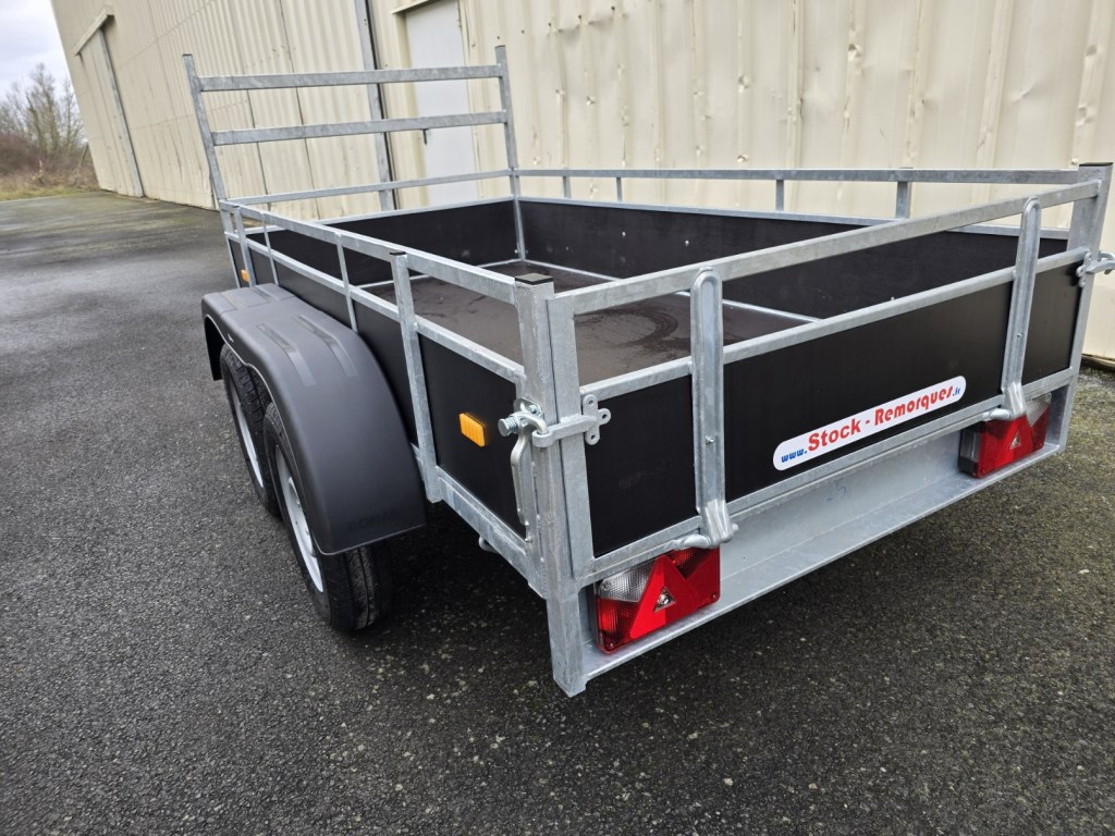 Remorque bois 2m57x1m31 2 essieux 750kg (photo)