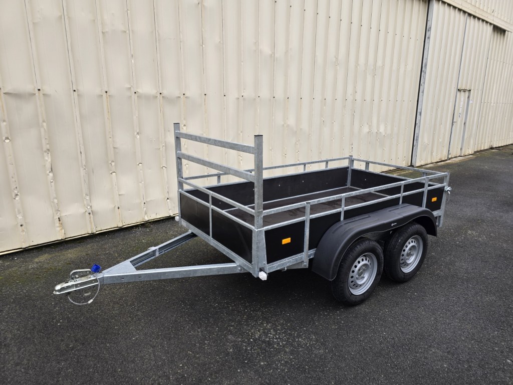 Remorque bois 2m57x1m31 2 essieux 750kg (photo)