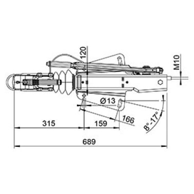 TETE FREINEE 161SFR 950 -1600KG (photo)