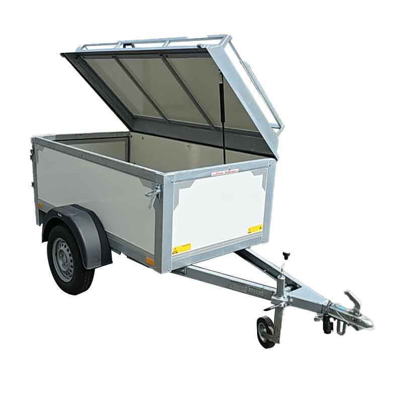 Location remorque plateau basculant 3mx1m70 PTAC : 1300kg (photo)
