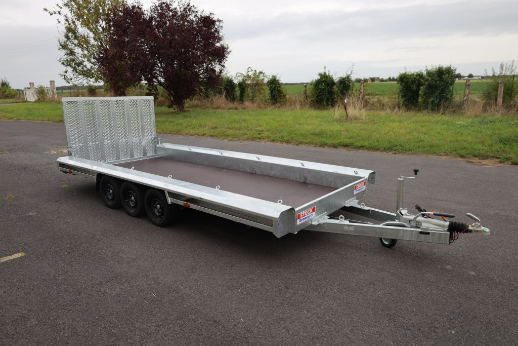 TM 4m80 x 1m80 porte engin 3 x essieux 1350 kg (photo)