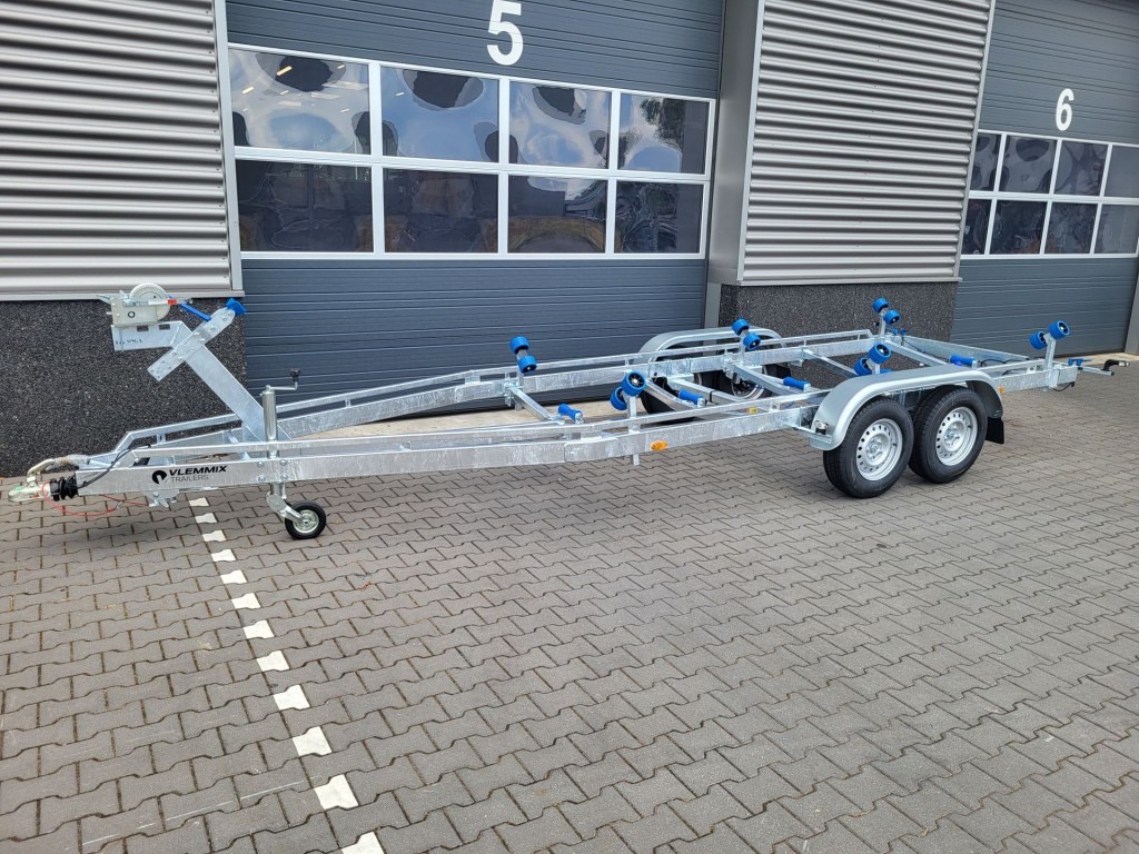 7m-2m20 2x1350kg - 2700 kg - VLEMMIX - Remorque Porte-Bateau (photo)