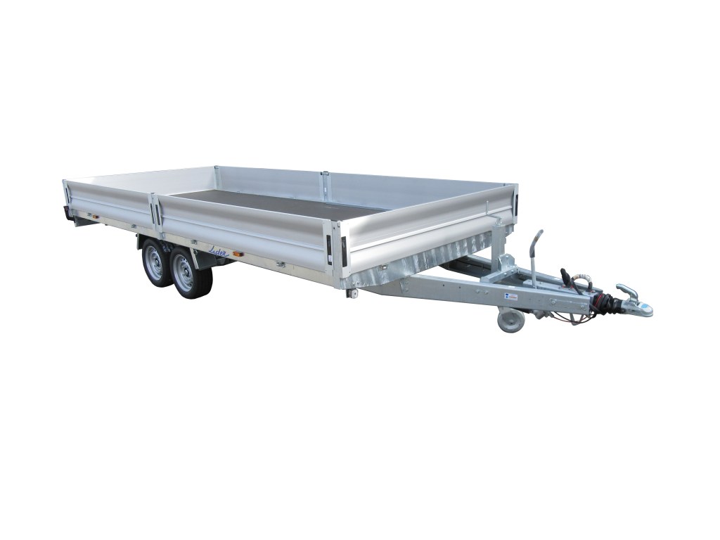 PLATEAU ROUES DESSOUS 506x215 freiné 2 essieux PTAC : 3500 kg (photo)