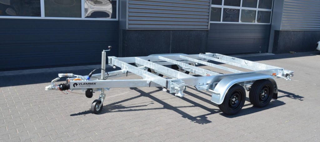 Remorque containeur 10 pieds 2 x essieu 1350 kg (photo)