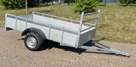 Remorque bois 2m57x1m31 2 essieux 750kg (photo)