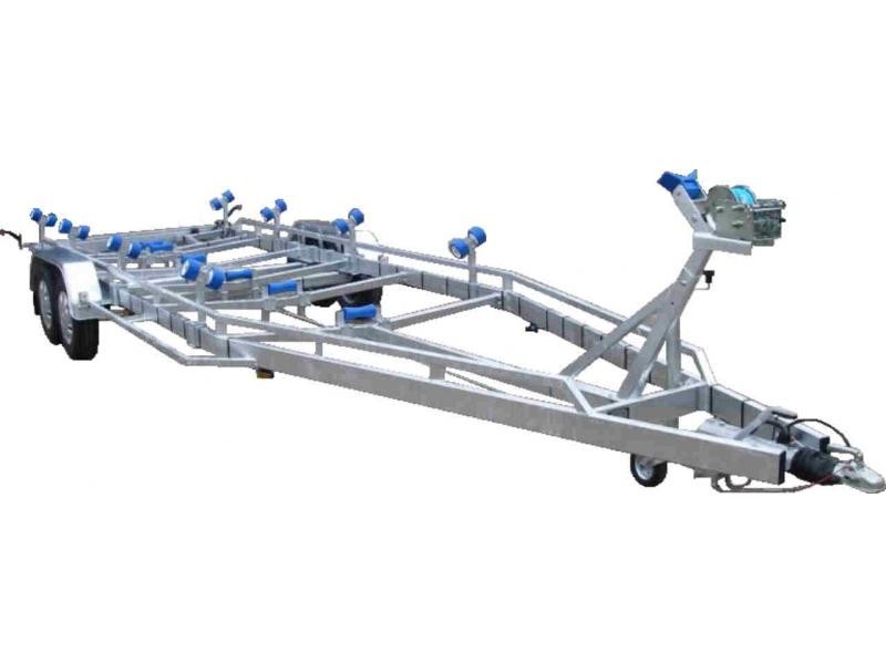 7m80-2m20 2x1500kg - 3000 kg - VLEMMIX - Remorque Porte-Bateau (copie) (photo)