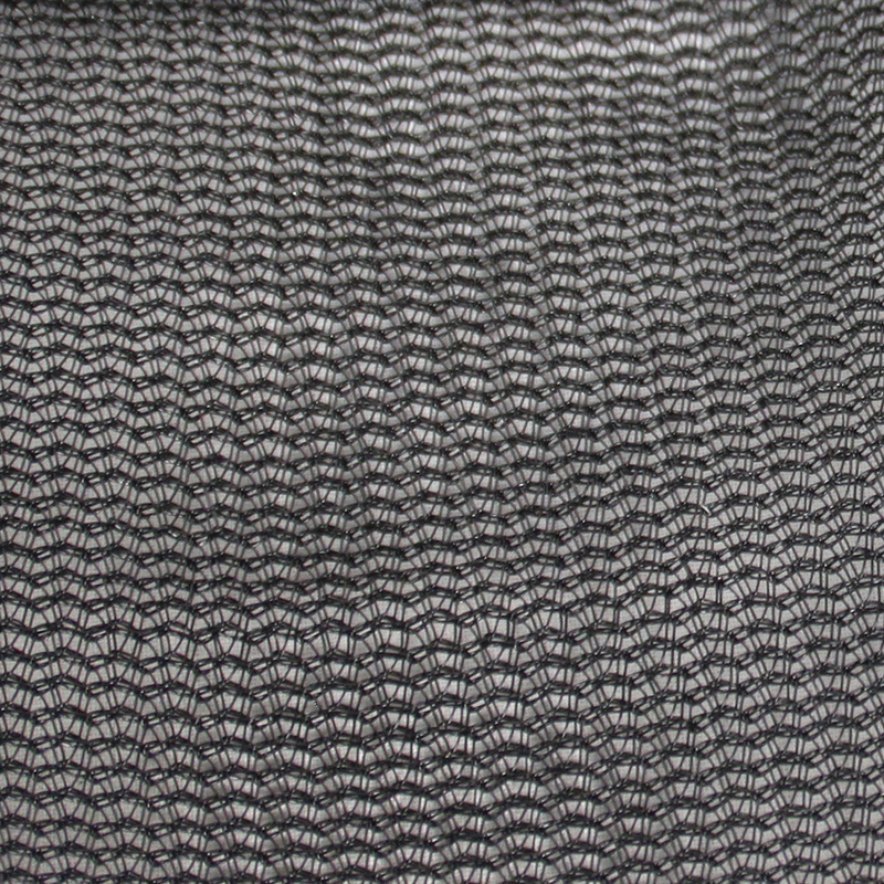 filet de sécurité micro mailles 5000x2500mm PE, 180 gr/m2 noir foncé RAL 9005 (photo)
