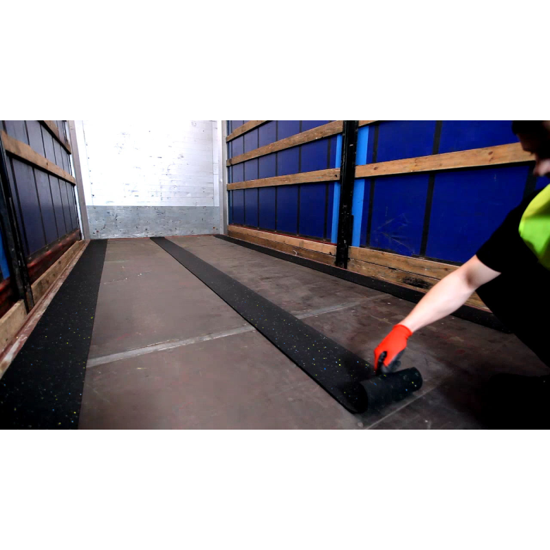 tapis antidérapant Cargotech® 5000 x 250 x 6mm noir (photo)