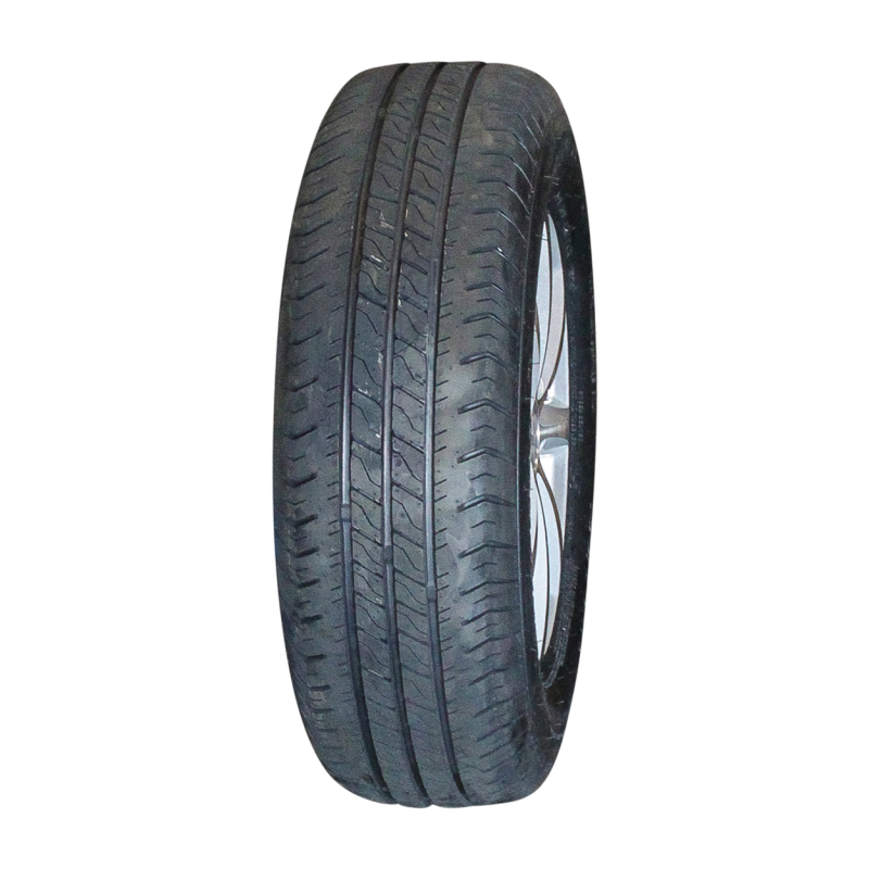 pneu + roue 185/70 R13 R701 M+S 5Jx13H2 ET30 57/100/4 métal léger gris (photo)