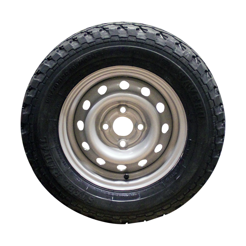 pneu + roue 185/70 R13C Savero M+S 4½Jx13H2 ET30 57/100/4 métal gris (photo)
