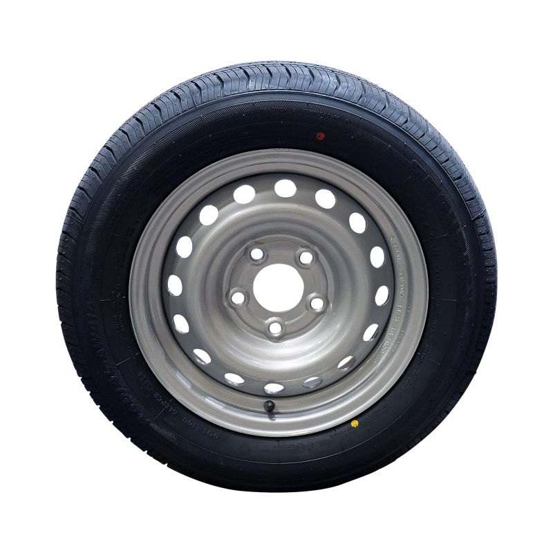 pneu + roue 185/65 R14 AW-414 M+S 5½Jx14H2 ET30 66,5/112/5 métal gris (photo)