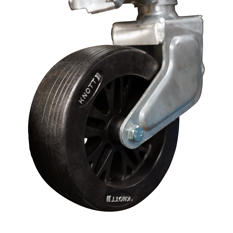 roue jockey basculante Ø57mm 210x75mm (photo)