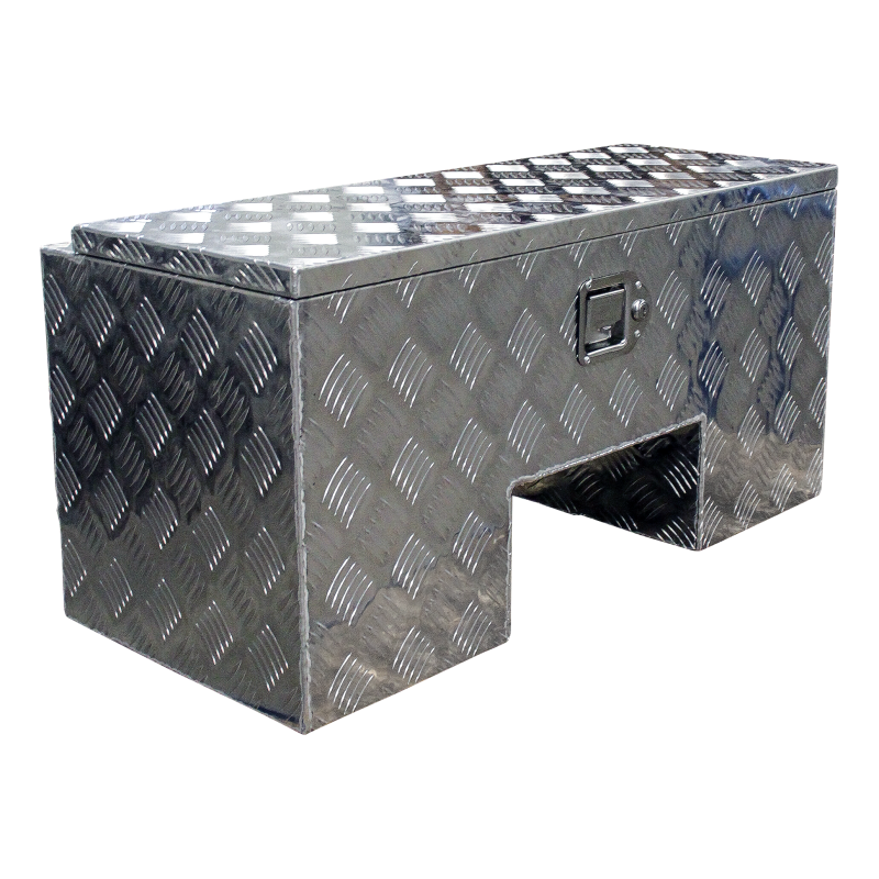 caisse à outils aluminium lxbxh 818x361x400mm serrure de coffre (photo)