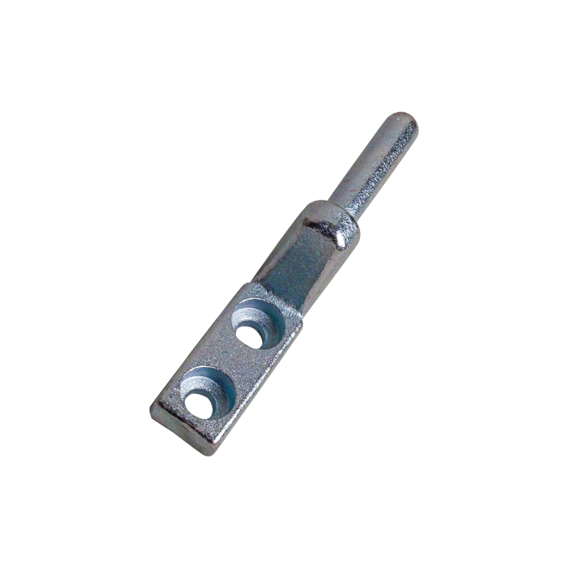 pivot zingué Goupille Ø12x50, trous pour vis axe à axe 30, Ø9.5 (photo)