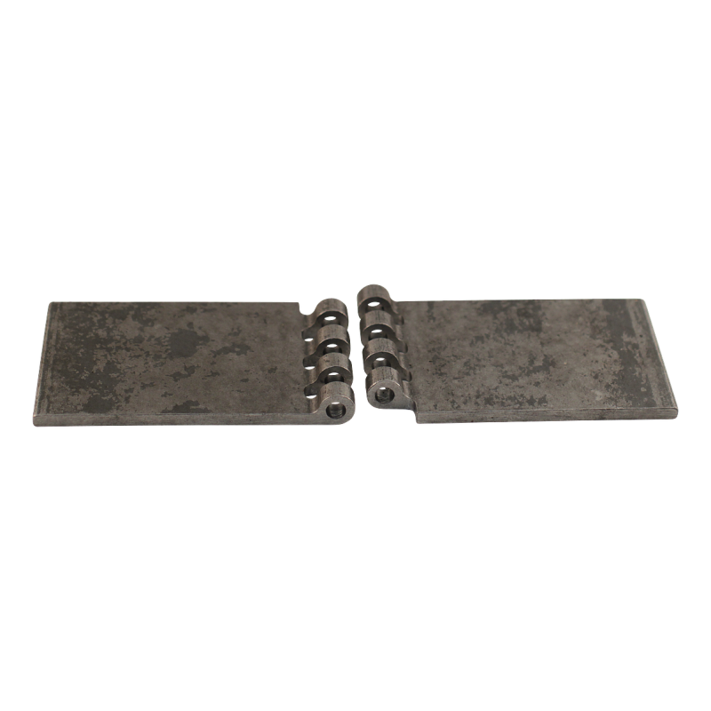 porte charnière droit avec goupille d'acier 80 x 60mm lame de charnière brut (photo)