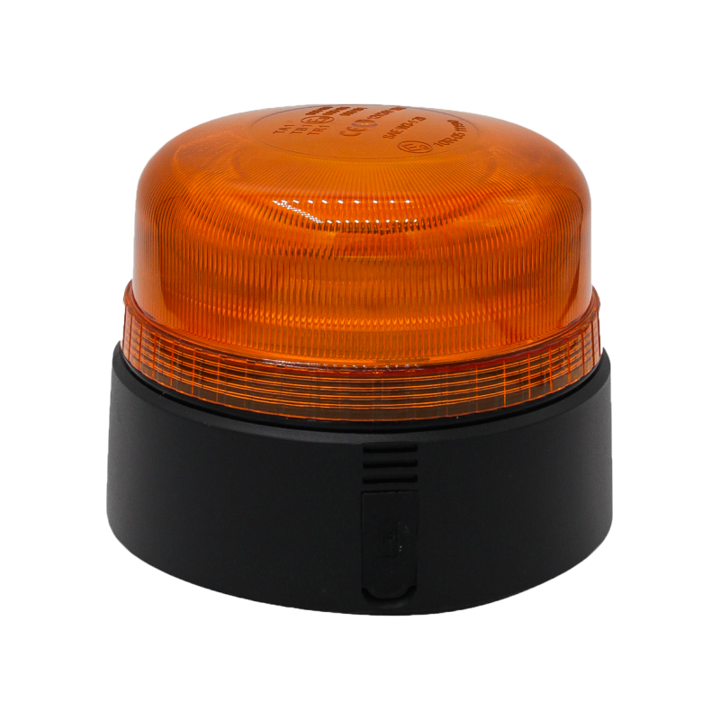 gyrophare LED 12/24V orange base magnétique (photo)