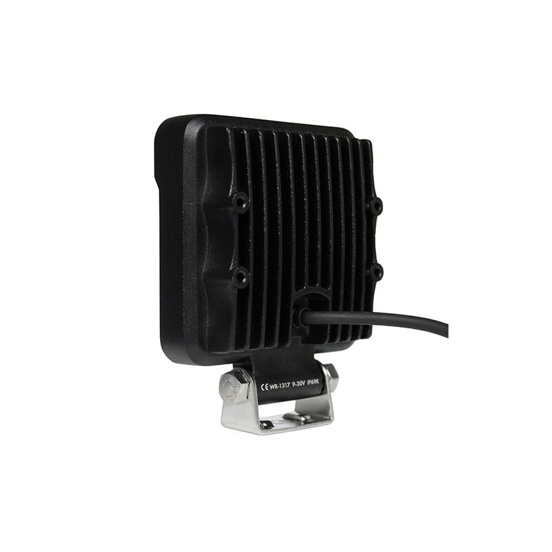 lampe de travail LED 400mm câble avec connecteur Deutsch 10/30v (tension de pointe soutenue jusqu'à 36v)V 13,5 Watt blanc (photo)