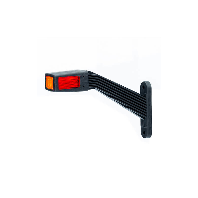 feu d'encombrement droit câble 300mm  12/24V (photo)