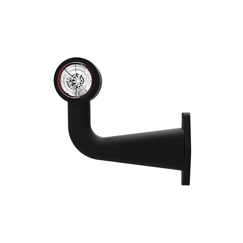 feu d'encombrement rood/wit droit DC câble 200mm, 0,75mm² 12/24V (photo)