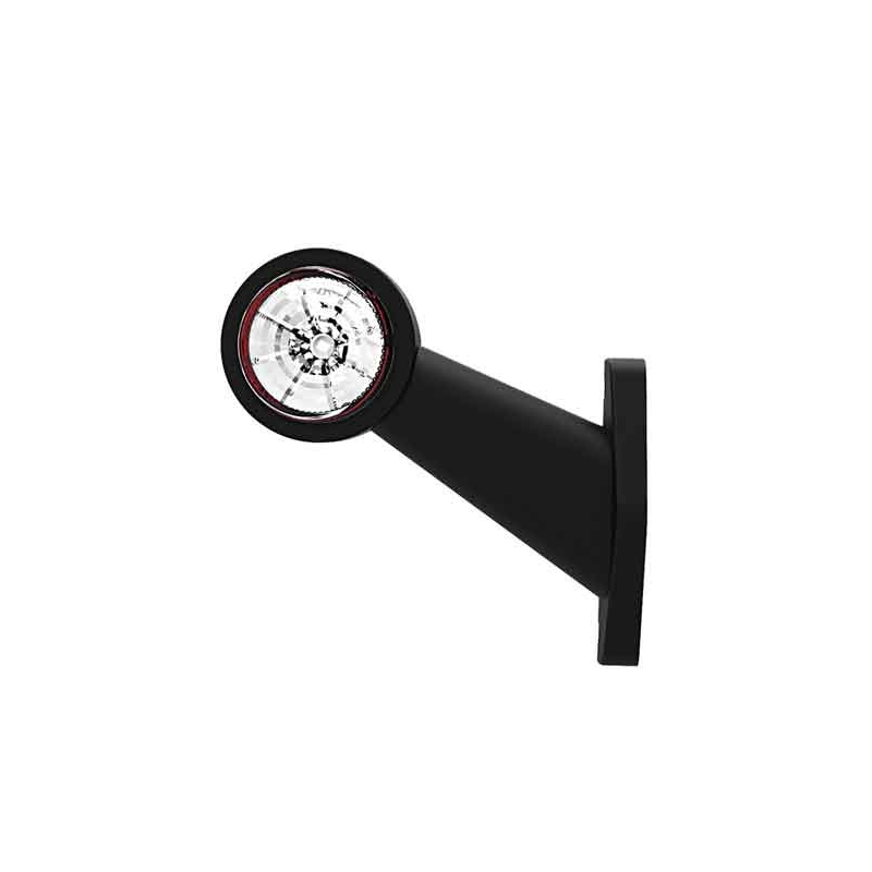 feu d'encombrement rood/wit droit P&R câble 200mm, 1,5mm² 12/24V (photo)