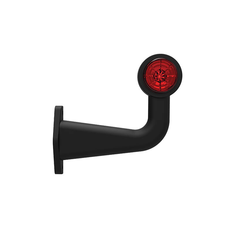 feu d'encombrement rood/wit droit P&R câble 200mm, 1,5mm² 12/24V (photo)