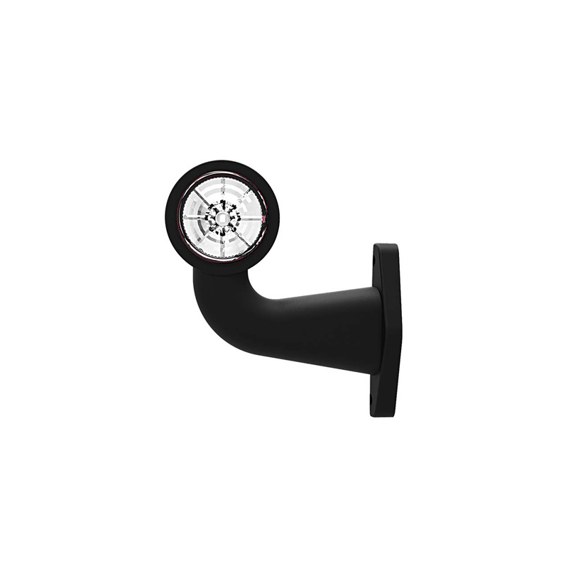 feu d'encombrement rood/wit droit P&R câble 200mm, 1,5mm² 12/24V (photo)