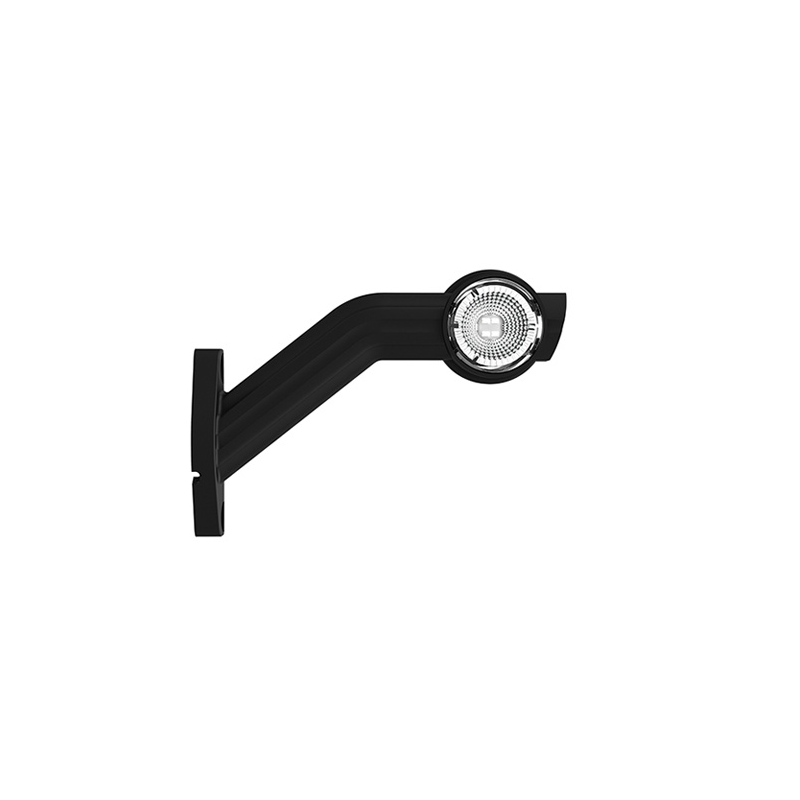 feu d'encombrement rouge/blanc/orange droit câble 200 mm IP68 12/24V (photo)