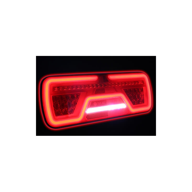 feu arrière LED baïonnette à 8 pôles gauche gauche 12/24V Lavaflow (photo)