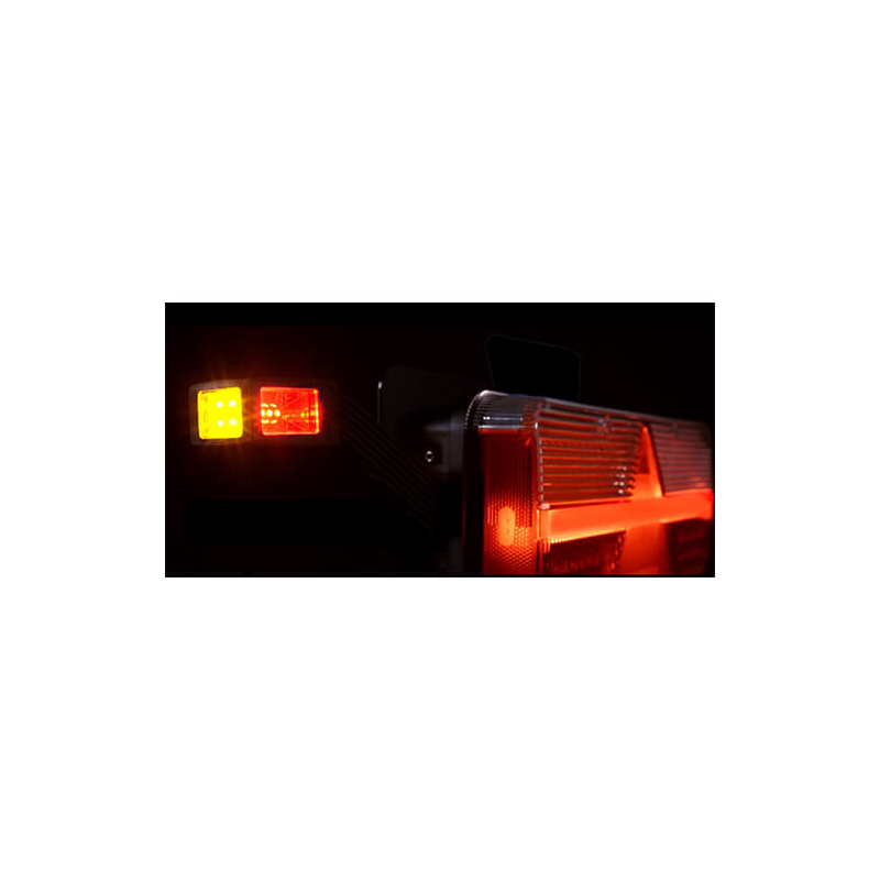 feu arrière LED câble gauche 9/36V Lavaflow (photo)