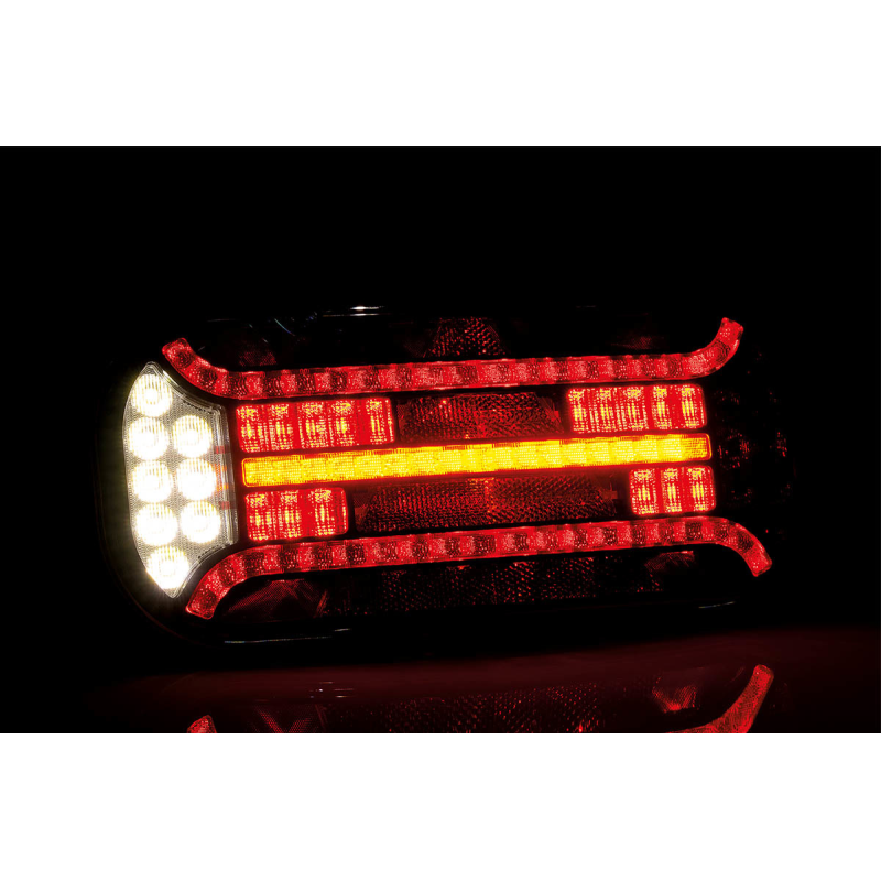 feu arrière LED câble gauche gauche 12/24V (photo)