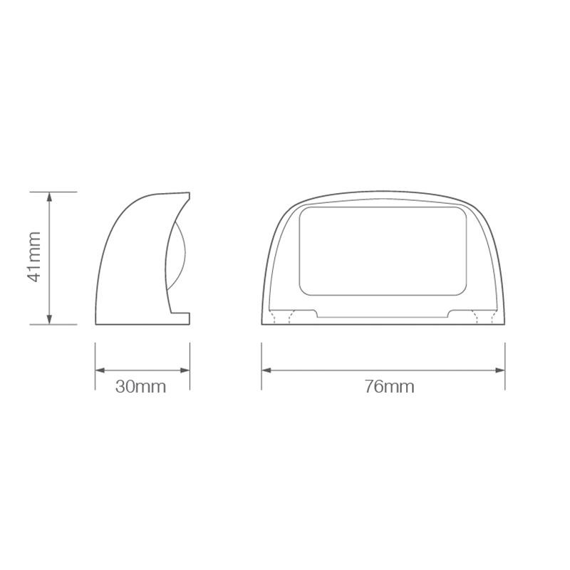 éclairage de plaque LED 12/24V 1000mm 1P-connector LED Autolamps blanc (photo)