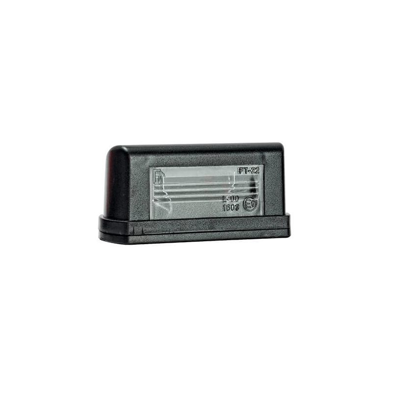 éclairage de plaque LED 12/24V P&R câble 200mm, 2x 1,5mm² blanc (photo)
