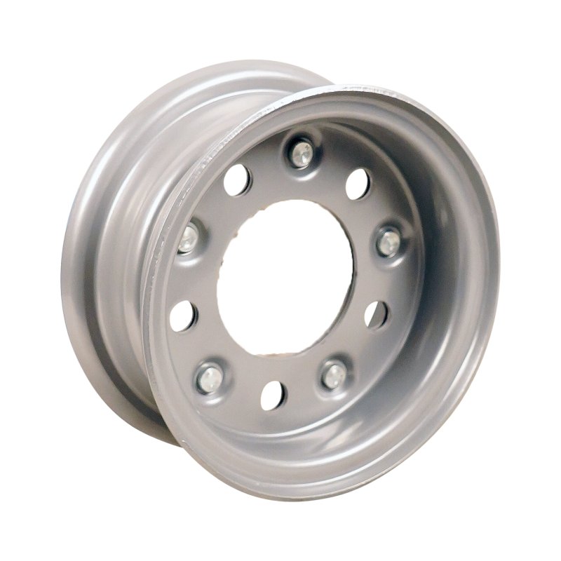 roue 3.00D-8 ET0 94/140/5 métal gris argent