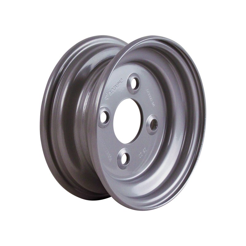 roue 3.00Dx8 ET0 60/100/4 métal gris argent