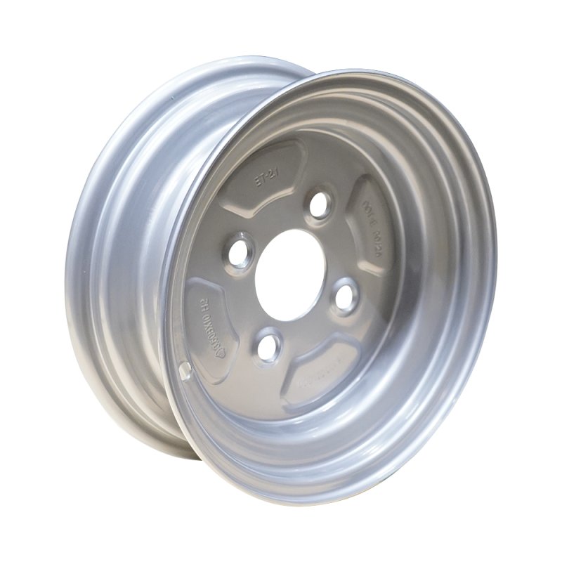 roue 3.50Bx10H2 ET-2.1 60/100/4 métal gris argent