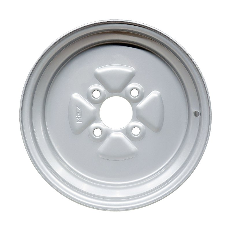 roue 4.00Bx12H2 ET0 60/100/4 métal gris argent