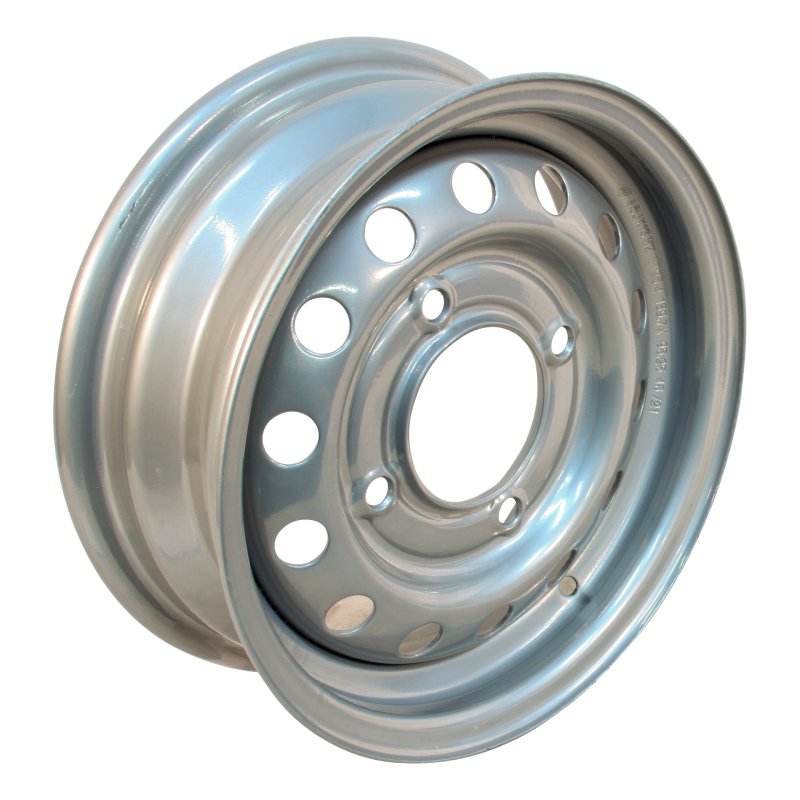 roue 4½Jx13H2 ET25.4 95/139.7/4 métal gris argent approprié pour Ifor Williams