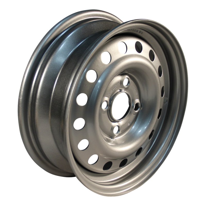 roue 4½Jx13H2 ET30 57/100/4 métal gris argent