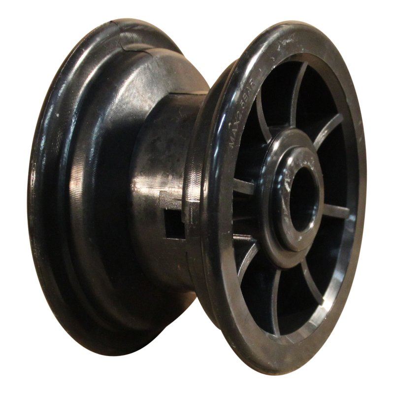 roue 2.10x4 roulement à rouleaux Ø20 NL75mm plastique noir