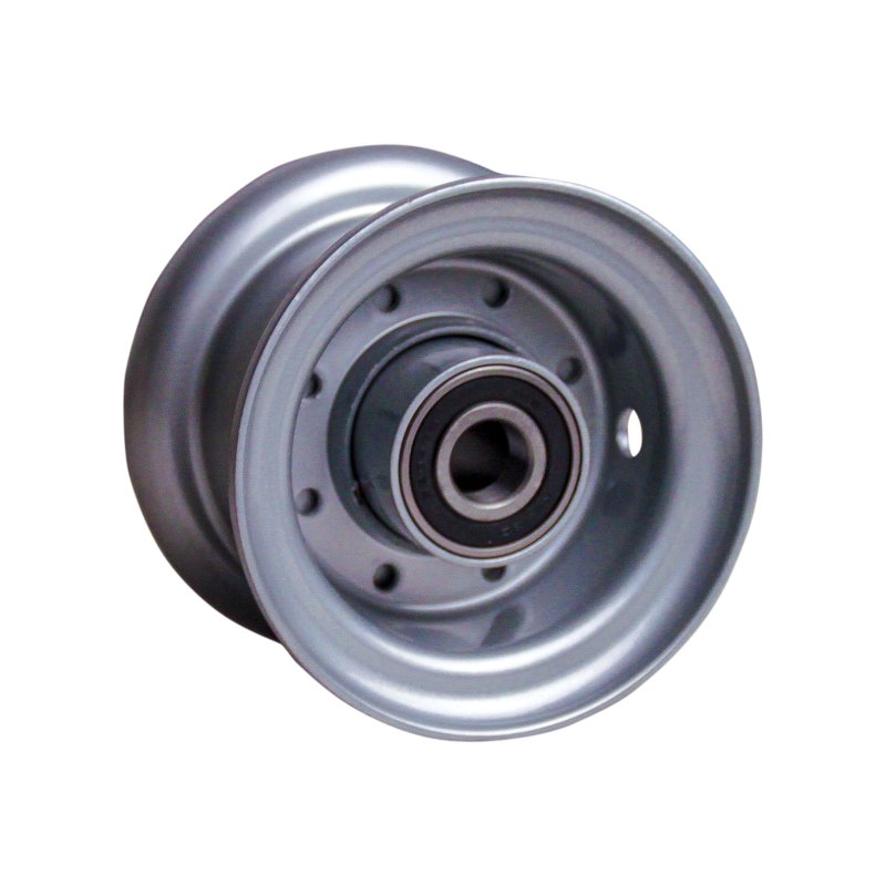 roue 2.50C-4 ET0 roulement à billes Ø20 NL75mm métal gris argent