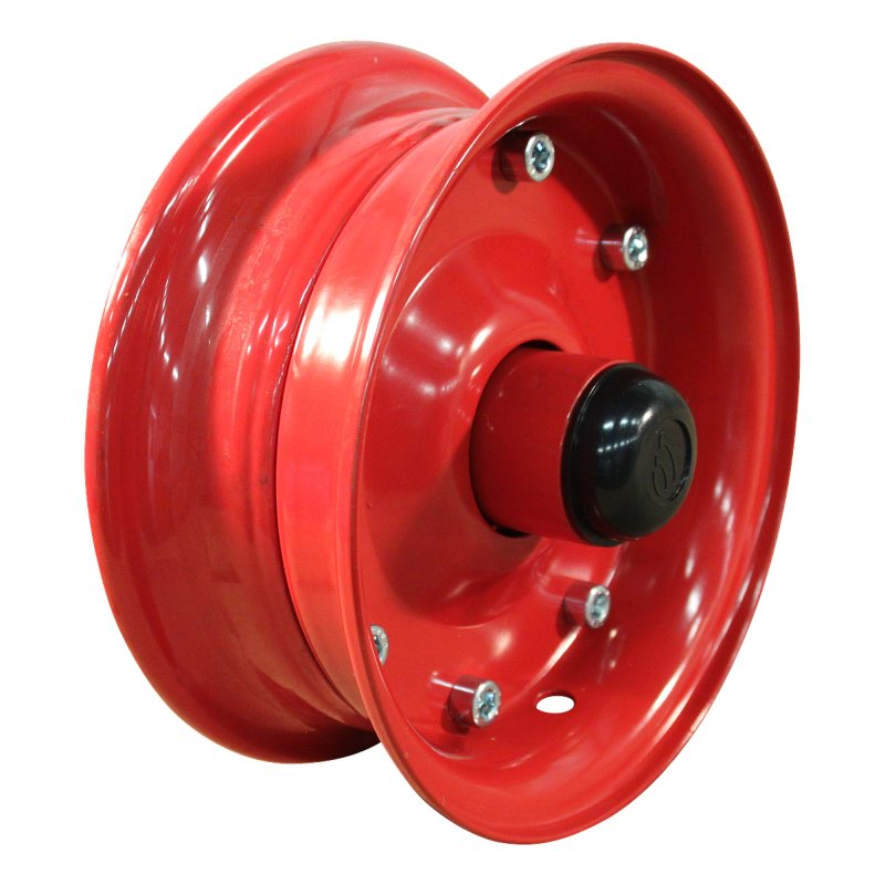 roue 4.40D-8 ET0 ET0 roulement à billes Ø30 NL75mm métal Rouge