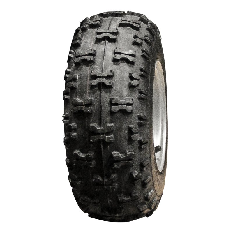 pneu + roue 13x5.00-6 4.50Ax6H2 ET0 60/90/4 métal V-8505 gris argent