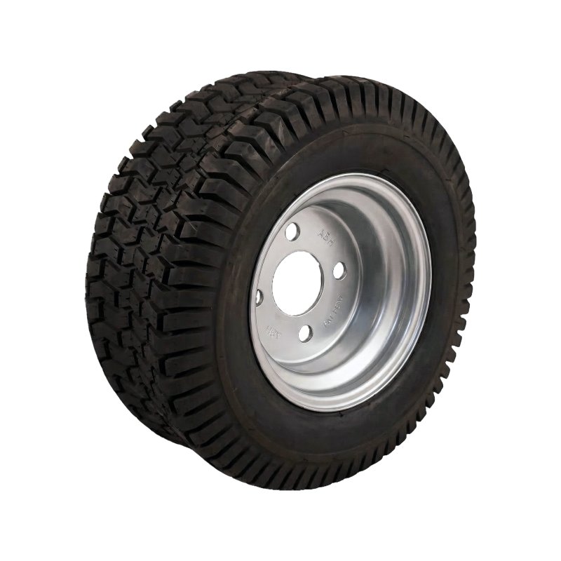 pneu + roue 16x6.50-8 5.50x8H2 ET-2 60/100/4 métal S-2101 gris argent