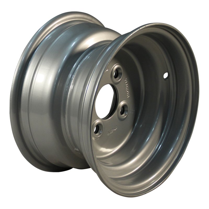 pneu + roue 18x8.50-10 6.00x10H2 ET-4 60/100/4 métal LG-306 gris argent