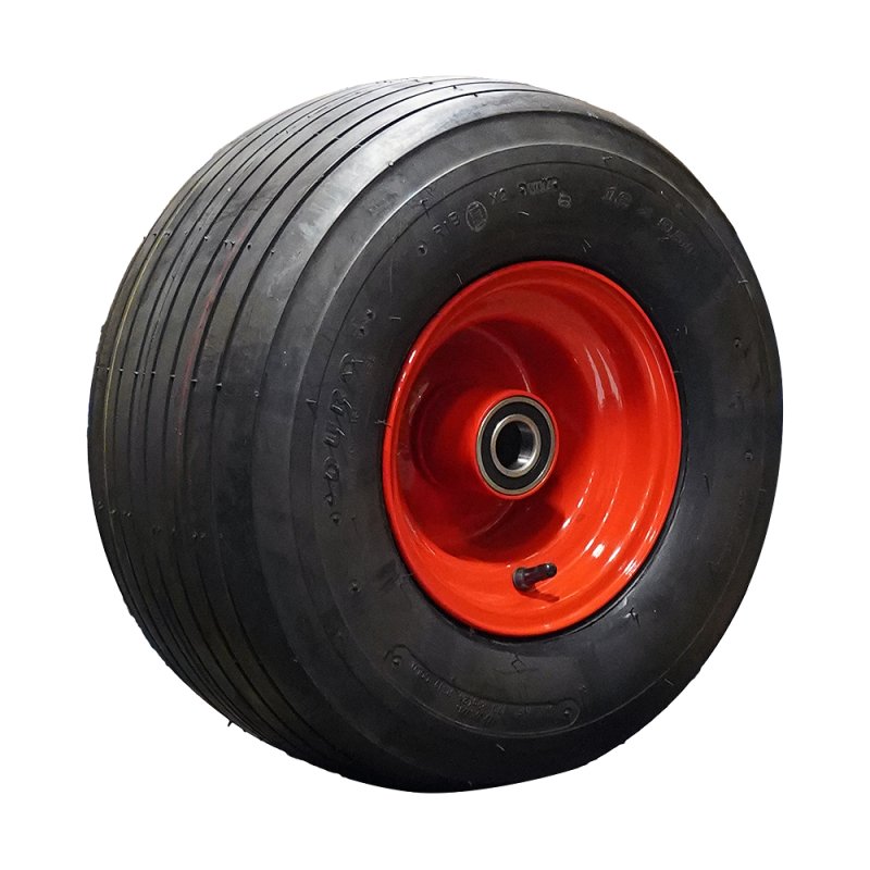 pneu + roue 18x9.50-8 7.00Bx8H2 ET0 NL150mm métal HF-217 Rouge