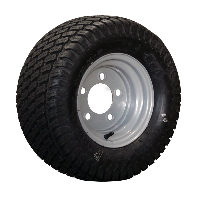 pneu + roue 20x10.00-10 6.00x10H2 ET-4 94/140/5 métal LG-306 gris argent