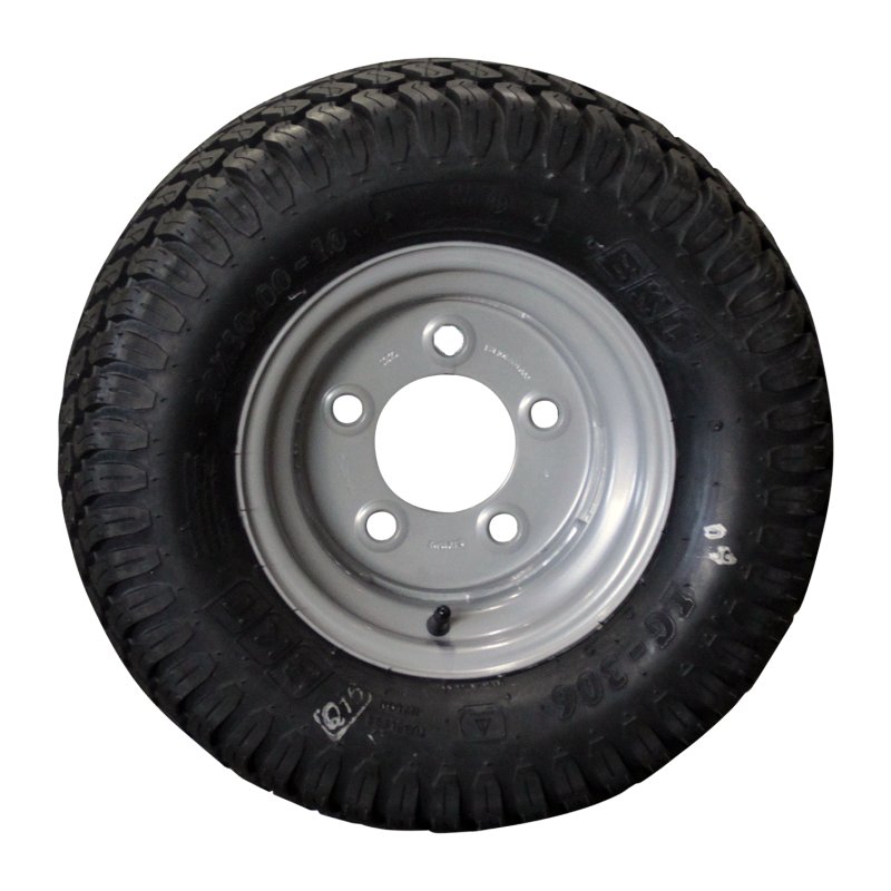 pneu + roue 20x10.00-10 6.00x10H2 ET-4 94/140/5 métal LG-306 gris argent