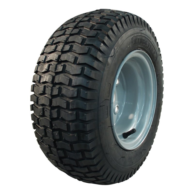 pneu + roue 20x10.00-8 7.00Bx8H2 ET-2 60/100/4 métal V-3502 gris argent