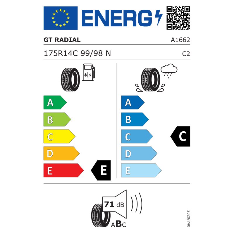 pneu + roue 175 R14C 5Jx14H2 ET0 60/100/4 métal Maxmiler X gris argent